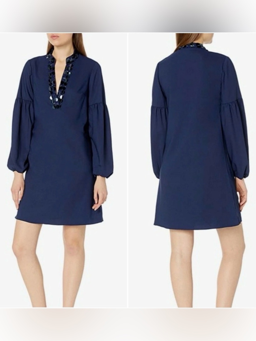 Lilly Pulitzer SHEA STRETCH DRESS True Navy SIZE 14